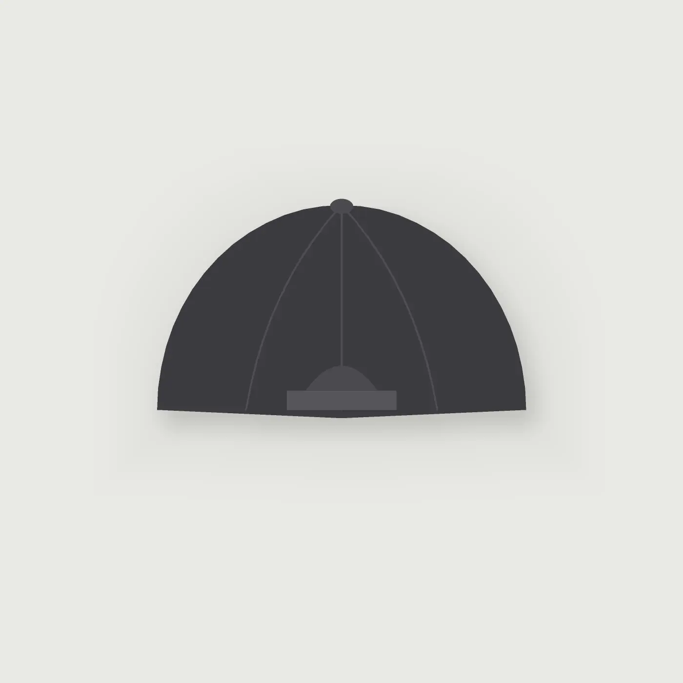 Cap — Charcoal, back