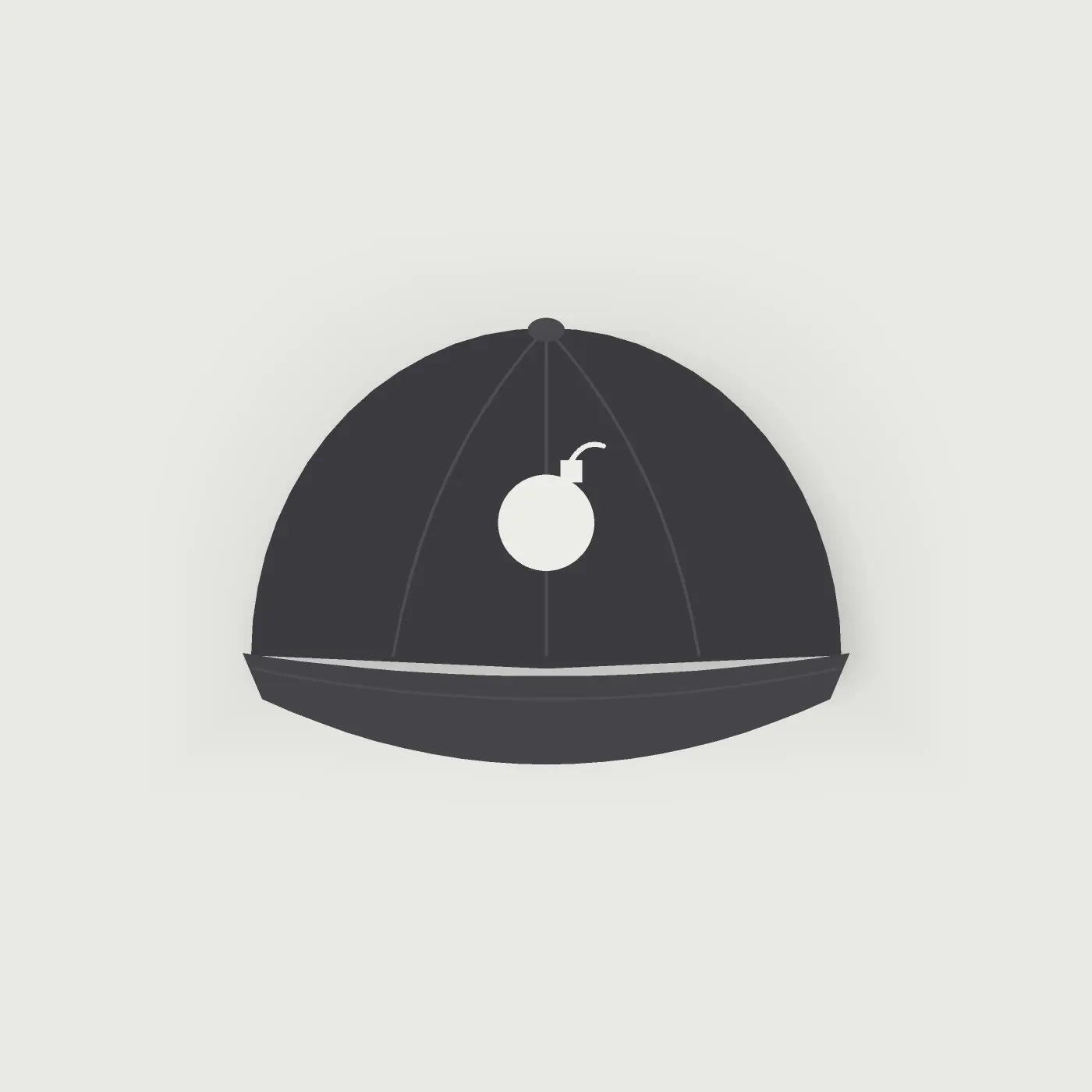 Cap — Charcoal, front