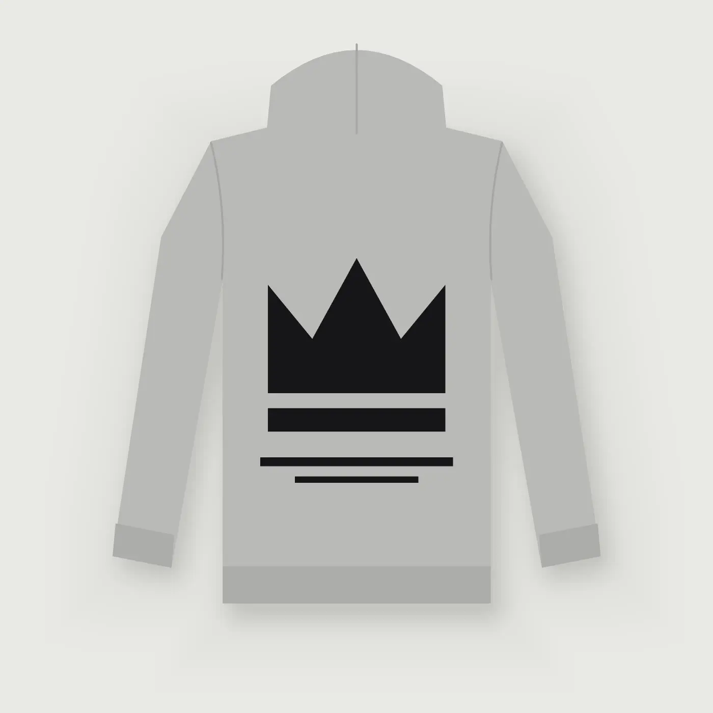 Royale Hoodie — Heather, back