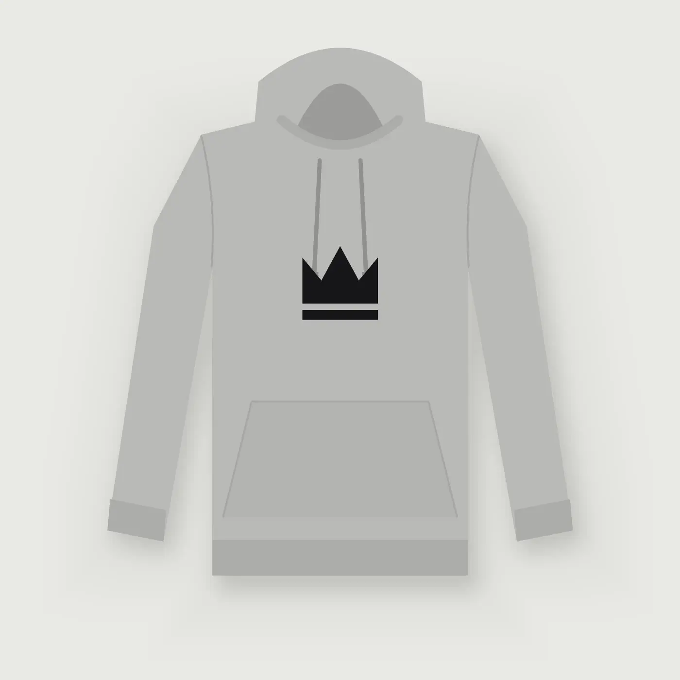 Royale Hoodie — Heather, front