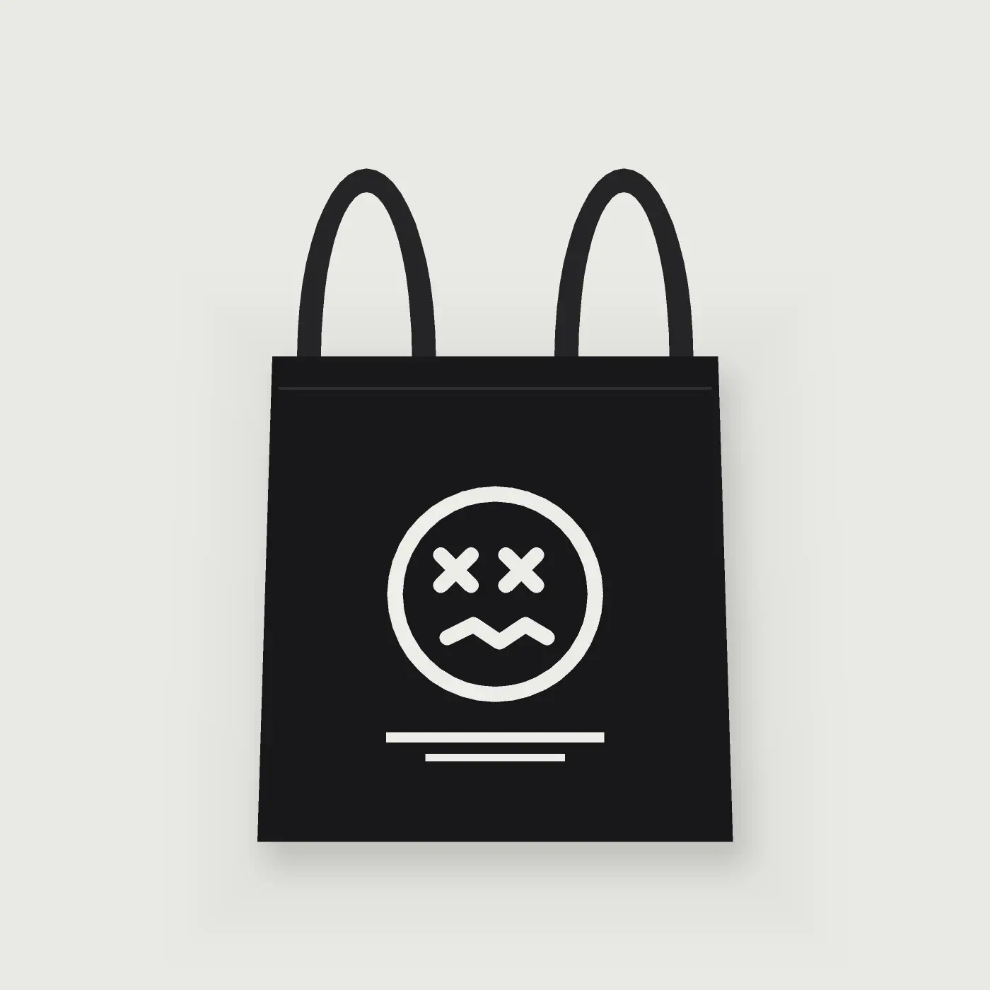 Ugly Tote — Black, front